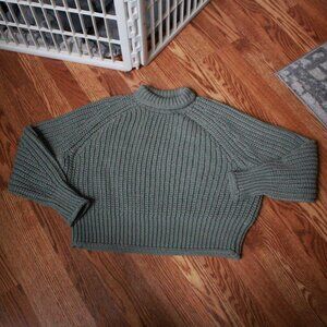 H&M Mockneck Cable Knit Sweater